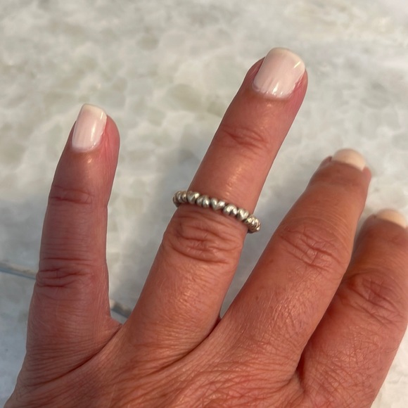 Pandora Jewelry - Pandora Sterling Silver Chain Of Hearts Size 7 Ring